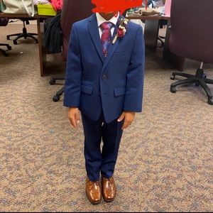 2T navy blue suit